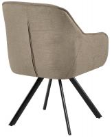 Stuhl Pettuli Stoff taupe 