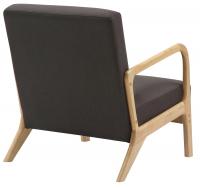 Sessel Hibbing Stoff braun 