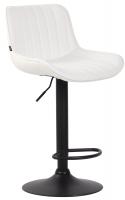 2er Set Barhocker Lentini Kunstleder schwarz weiß 