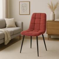 Esszimmerstuhl Tilde Cord bordeauxrot