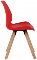 Stuhl Luna Kunststoff rot 