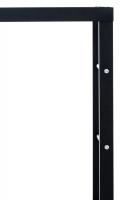Kaminholzständer Keri V2 25x40x125 schwarz 