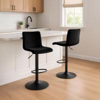 Barhocker Hover Samt B schwarz Barhocker Hover Samt B schwarz