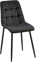 Esszimmerstuhl Gifford Samt schwarz 