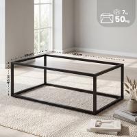 Tischgestell Metall 120x60x42 cm schwarz 