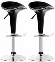 2er Set Barhocker Saddle schwarz
