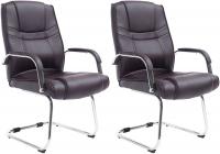 2er Set Stühle Attila braun