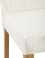2er Set Esszimmerstuhl Ina Cord antik hell creme 