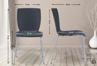 2er Set Stühle MIO schwarz 