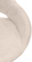 Barhocker Milet Stoff gold creme 