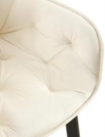 2er Set Esszimmerstuhl Antigo Samt  creme 