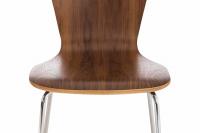 2er Set Besucherstuhl Aaron walnuss 