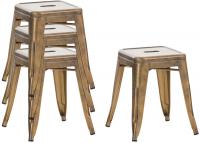 4er Set Hocker Armin gold 