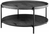 Couchtisch Corbitan 80 cm grau 