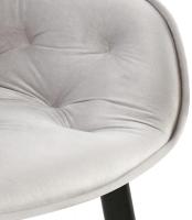 2er Set Esszimmerstuhl Antigo Samt  grau 