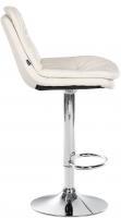 Barhocker Laurel Kunstleder chrom weiß 