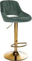 Barhocker Milet Samt gold grün 