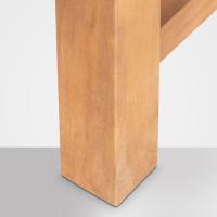 Teakbank Halden 120 cm mit Abdeckhaube teak 