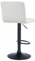 Barhocker Peru Samt schwarz creme 