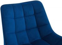 2er Set Barhocker Dartford Samt blau 