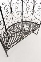 Halbpavillon Rosie mit Sitzbank bronze 