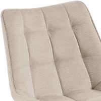 Stuhl Colby Stoff creme 