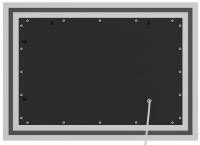 Badspiegel Jaffrey 50x70 ohne Bluetooth klarglas 