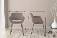 2er Set Stuhl Alpena taupe 