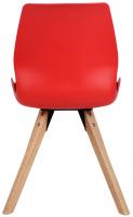 Stuhl Luna Kunststoff rot 