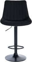 2er Set Barhocker Toni Stoff schwarz schwarz 