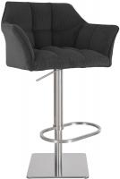Barhocker Damaso E Cord dunkelgrau 