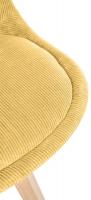 Stuhl Linares Cord gelb 