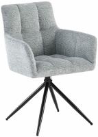 Esszimmerstuhl Jonah Stoff hellgrau 