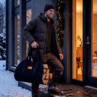 Kaminholztasche Trondheim schwarz 