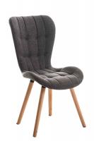 Stuhl Elda Stoff natura hellgrau 