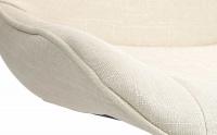 2er Set Barhocker Vonore Stoff weiß creme 