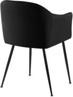 Esszimmerstuhl Jaysie Samt schwarz 