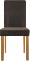 2er Set Esszimmerstuhl Ina Cord antik hell braun 