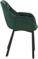 2er Set Esszimmerstuhl Antigo Samt  grün 