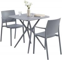 Gartenmöbel-Set Pula grau