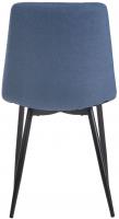 Stuhl Telde Stoff blau 