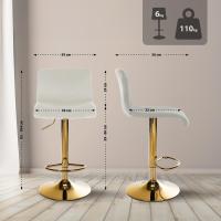 Barhocker Hover Samt G creme