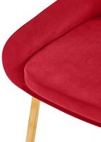 Esszimmerstuhl Elmira Samt gold rot 