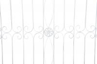 4er Set Gartenzäune Mangold antik weiß 4er Set Gartenzäune Mangold antik weiß
