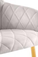 Esszimmerstuhl Monett Samt G grau 