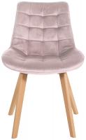 2er Set Stühle Brook Samt pink 