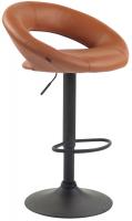 2er Set Barhocker Olinda Kunstleder schwarz hellbraun 
