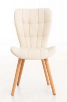 Stuhl Elda PU natura creme 