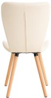 2er Set Stuhl Elda Kunstleder creme 