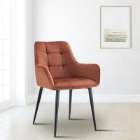 Esszimmerstuhl Ferndale Samt braun